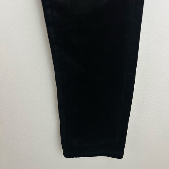 Adriano Goldschmied Women's Farrah Skinny High Rise Black Velvet Pants 27 NWOT - Picture 5 of 9